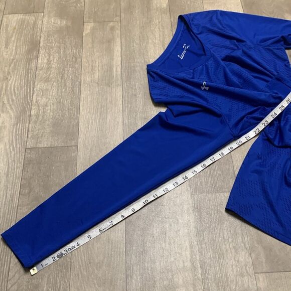 Mens Under Armour‎ Fitted Gym Running Performance Training Longsleeve Shirt - Picture 6 of 6